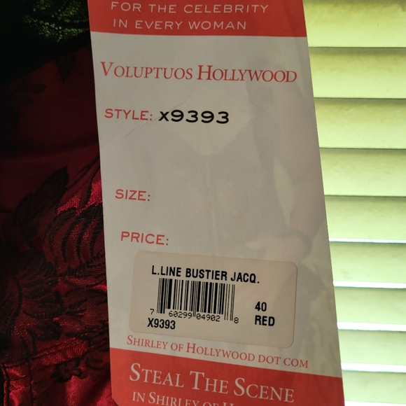 Lined Jacquered Bustier - Picture 2 of 5